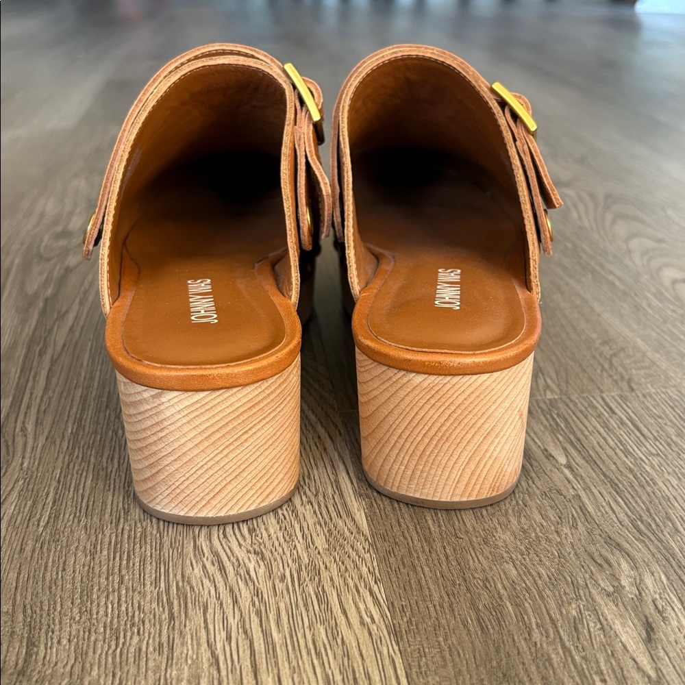 Johnny Was Mono leather Clog Tonal size 8.5 Retail $198 - Picture 12 of 13